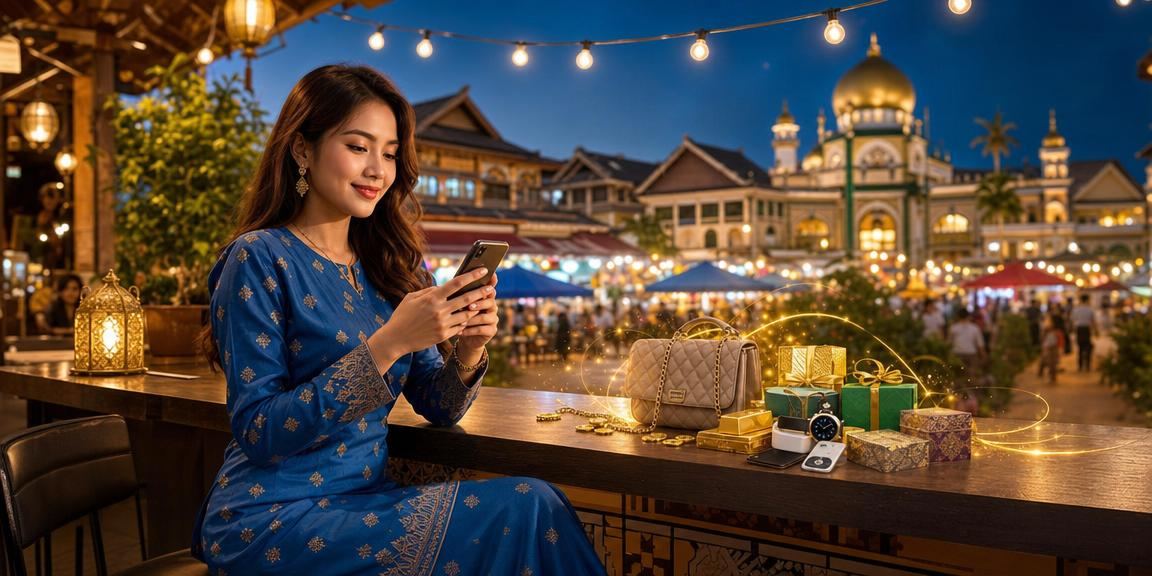 Sports betting in Kota Bharu with customers wearing traditional baju kurung